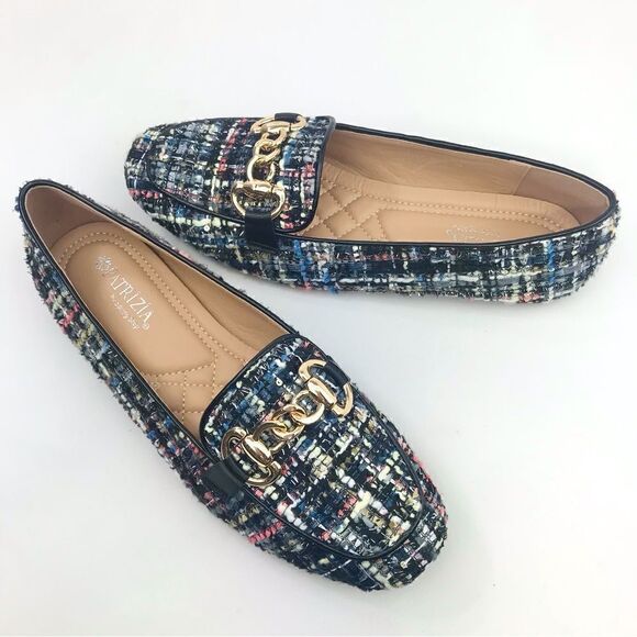 Patrizia Spring Step CHANELLO Multicolored Sparkle Tweed Knit knot Loafer - Picture 3 of 15
